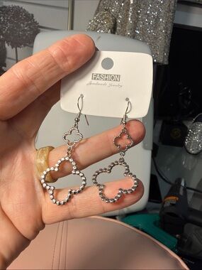 Bling it on dangle earrings